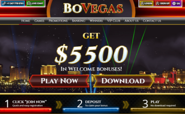 Bovegas Casino Welcome Bonus